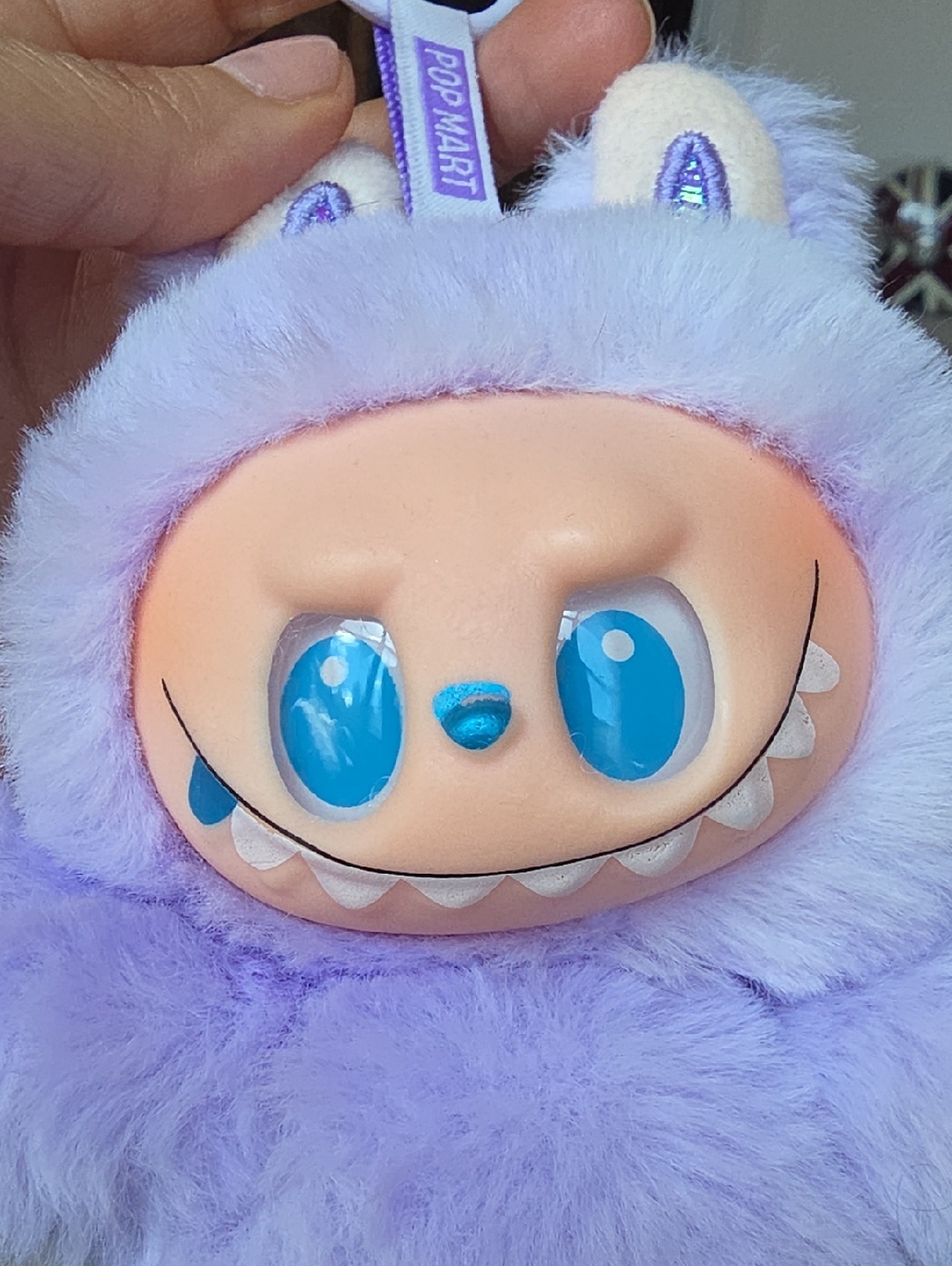 Purple Monster Stuffed Keychain - Picture 2 of 4